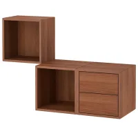 Полки Ikea Eket ДСП / Орех