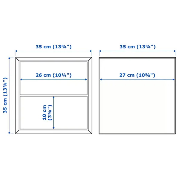 Полки Ikea Eket ДСП / Орех photo 9