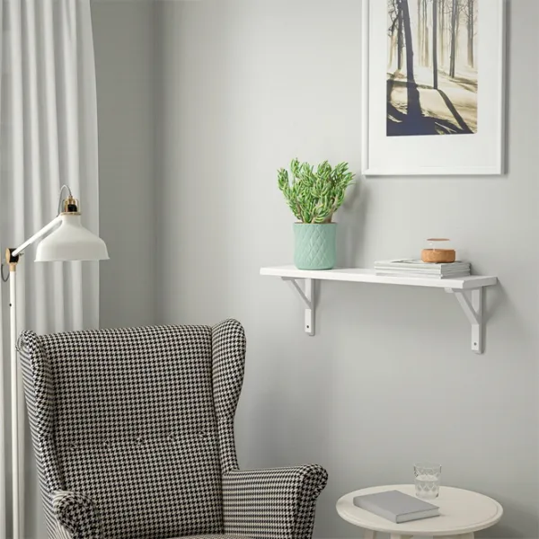 Полка Ikea Tranhult/Sandshult Массив / Белый photo 2 Полка Ikea Tranhult/Sandshult Массив / Белый photo 2