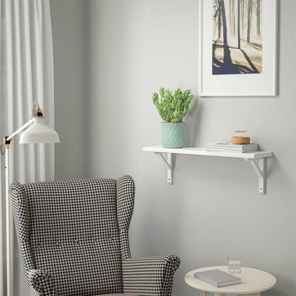 Полка Ikea Tranhult/Sandshult Массив / Белый photo 2 Полка Ikea Tranhult/Sandshult Массив / Белый photo 2