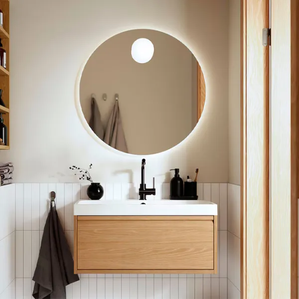 Зеркало для ванной Ikea Faxalven Стекло / Круглая photo 3