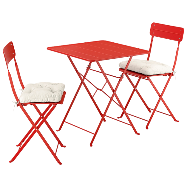 Set mobilă terasă Ikea Sundso/Kuddarna Metal / Metal / Metal / Light Red photo 1 Set mobilă terasă Ikea Sundso/Kuddarna Metal / Metal / Metal / Light Red photo 1