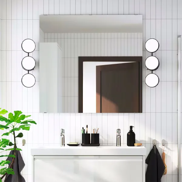 Зеркало для ванной Ikea Lettan Стекло / Прямоугольная photo 2