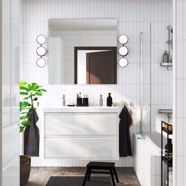 Зеркало для ванной Ikea Lettan Стекло / Прямоугольная photo 4