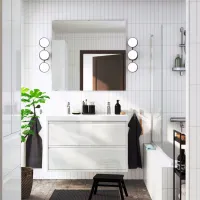 Зеркало для ванной Ikea Lettan Стекло / Прямоугольная photo 4