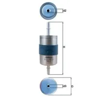 Топливный фильтр Mahle KL 1055 54 мм photo 4