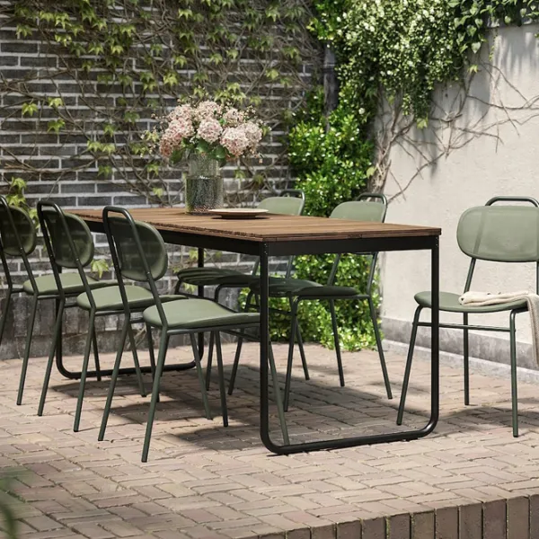 Set mobilă terasă Ikea Vasman/Ensholm Metal / Lemn / Textil / Light Brown photo 4 Set mobilă terasă Ikea Vasman/Ensholm Metal / Lemn / Textil / Light Brown photo 4
