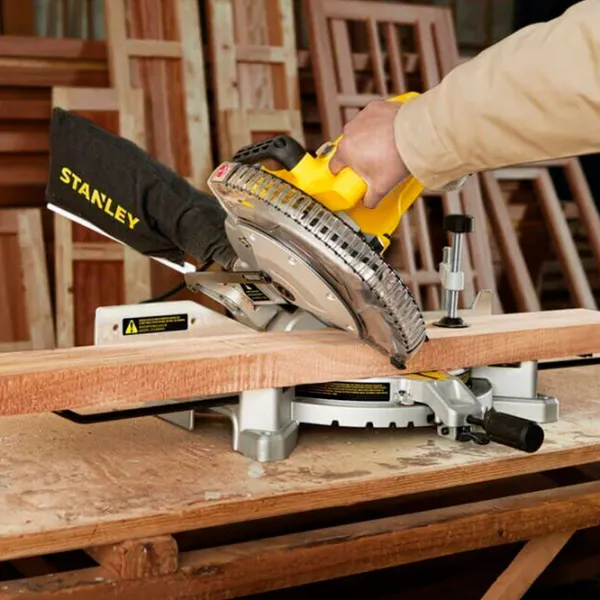 Fierăstrău pentru tăieri înclinate Stanley SM16 254 mm / Yellow photo 5