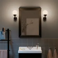 Зеркало для ванной Ikea Toftbyn МДФ / Прямоугольная photo 2