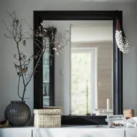 Зеркало для ванной Ikea Toftbyn МДФ / Прямоугольная photo 4