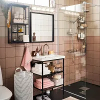 Oglindă de baie Ikea Nissedal MDF / Pătrată photo 2
