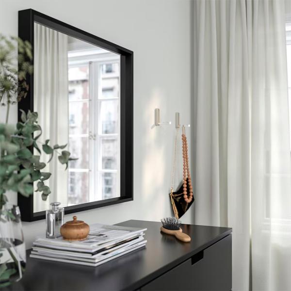 Зеркало для ванной Ikea Nissedal МДФ / Квадратная photo 4 Зеркало для ванной Ikea Nissedal МДФ / Квадратная photo 4