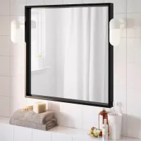 Oglindă de baie Ikea Nissedal MDF / Pătrată photo 7