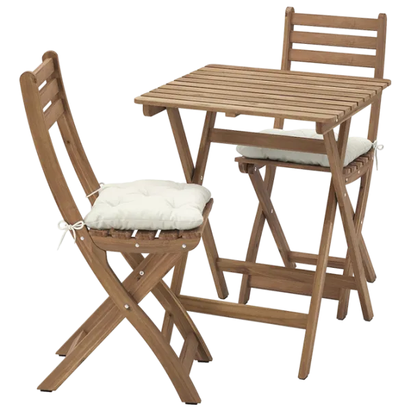 Набор мебели для террасы Ikea Askholmen/Kuddarna Дерево / Дерево / Дерево / Коричневый photo 1 Набор мебели для террасы Ikea Askholmen/Kuddarna Дерево / Дерево / Дерево / Коричневый photo 1