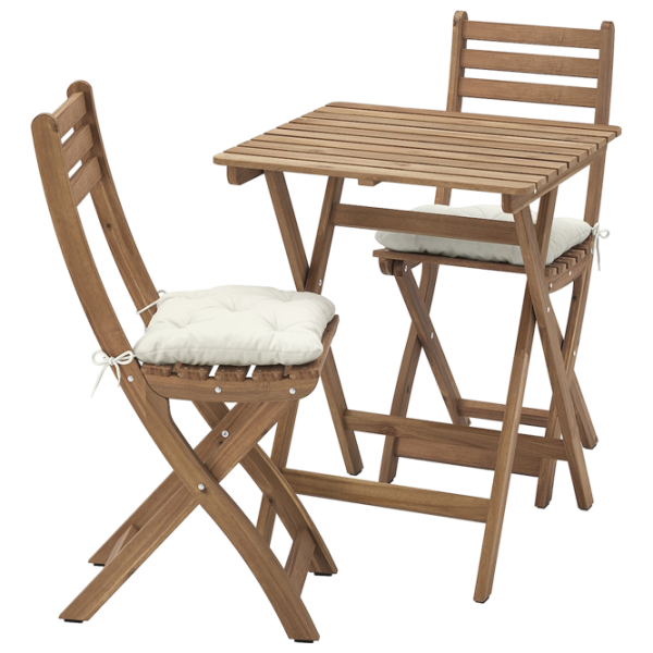 Набор мебели для террасы Ikea Askholmen/Kuddarna Дерево / Дерево / Дерево / Коричневый photo 1 Набор мебели для террасы Ikea Askholmen/Kuddarna Дерево / Дерево / Дерево / Коричневый photo 1