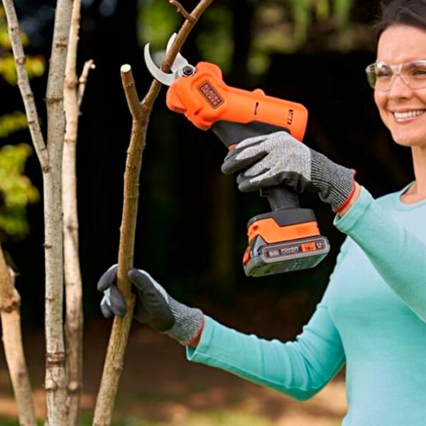 Садовые ножницы Black&Decker BCPP18D1-QW Сталь photo 5