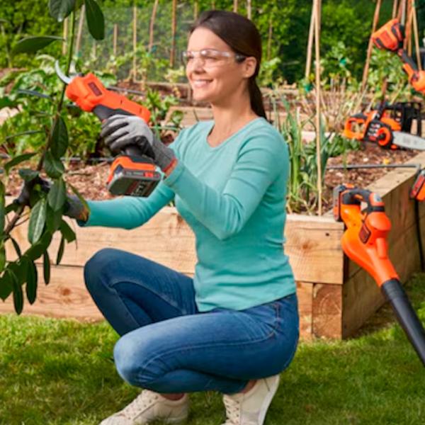 Садовые ножницы Black&Decker BCPP18D1-QW Сталь photo 9