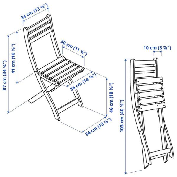 Набор мебели для террасы Ikea Askholmen/Kuddarna Дерево / Дерево / Дерево / Тёмно-коричневый photo 5 Набор мебели для террасы Ikea Askholmen/Kuddarna Дерево / Дерево / Дерево / Тёмно-коричневый photo 5