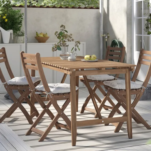 Набор мебели для террасы Ikea Askholmen/Kuddarna Дерево / Дерево / Дерево / Тёмно-коричневый photo 7 Набор мебели для террасы Ikea Askholmen/Kuddarna Дерево / Дерево / Дерево / Тёмно-коричневый photo 7