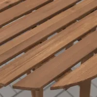 Набор мебели для террасы Ikea Askholmen/Kuddarna Дерево / Дерево / Дерево / Тёмно-коричневый photo 7