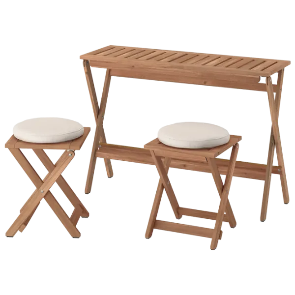 Set mobilă terasă Ikea Nammaro/Froson/Duvholmen Lemn / Lemn / Lemn / Light Brown photo 1 Set mobilă terasă Ikea Nammaro/Froson/Duvholmen Lemn / Lemn / Lemn / Light Brown photo 1