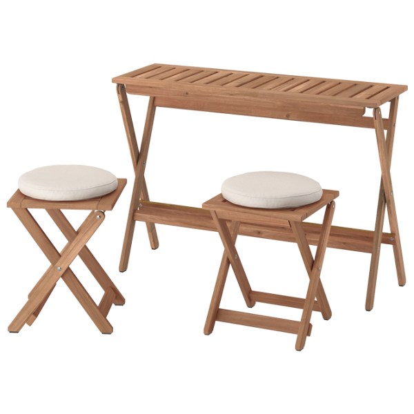 Set mobilă terasă Ikea Nammaro/Froson/Duvholmen Lemn / Lemn / Lemn / Light Brown photo 1 Set mobilă terasă Ikea Nammaro/Froson/Duvholmen Lemn / Lemn / Lemn / Light Brown photo 1