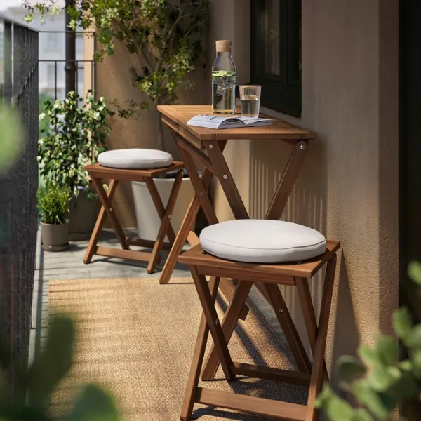 Set mobilă terasă Ikea Nammaro/Froson/Duvholmen Lemn / Lemn / Lemn / Light Brown photo 5 Set mobilă terasă Ikea Nammaro/Froson/Duvholmen Lemn / Lemn / Lemn / Light Brown photo 5