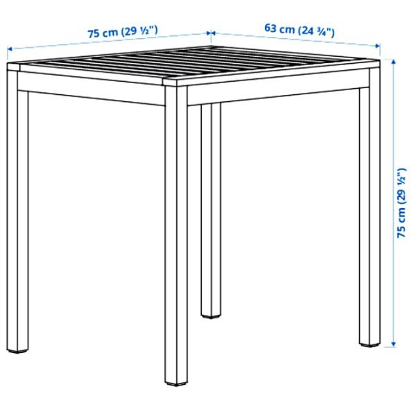 Set mobilă terasă Ikea Nammaro Lemn / Lemn / Lemn / Brown photo 4 Set mobilă terasă Ikea Nammaro Lemn / Lemn / Lemn / Brown photo 4