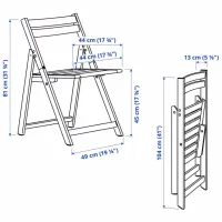 Набор мебели для террасы Ikea Nammaro Дерево / Дерево / Дерево / Коричневый photo 5