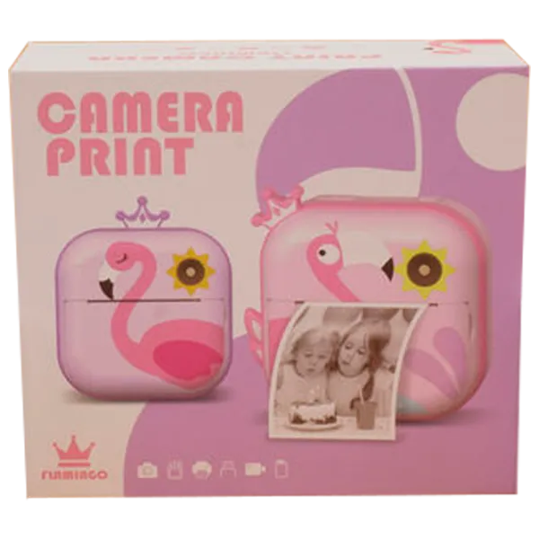 Фотоаппарат Flamingo Camera Print M5-D2 6920240328532 3+ / Разноцветный Розовый photo 1
