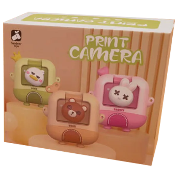 Фотоаппарат Flamingo Camera Print M9-B 6920240328099 3+ / Brown Бежевый photo 1