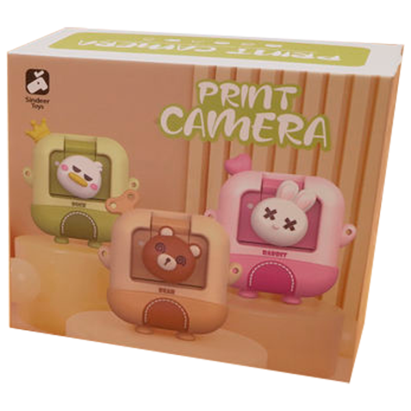 Фотоаппарат Flamingo Camera Print M9-B 6920240328099 3+ / Brown Бежевый photo 1