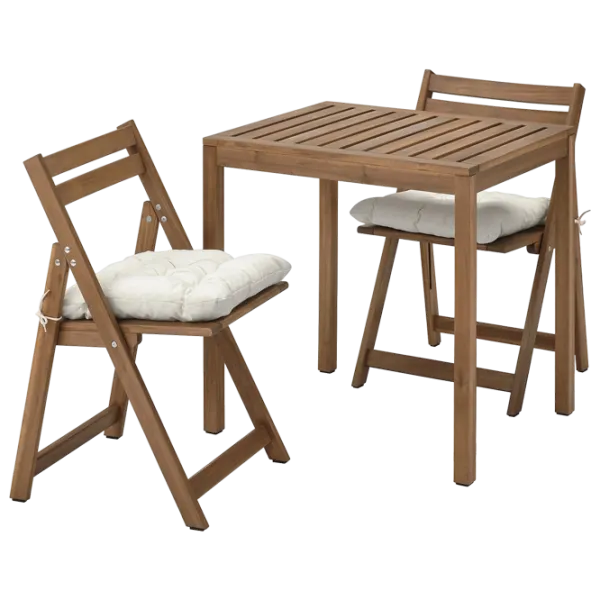 Set mobilă terasă Ikea Nammaro/Kuddarna Lemn / Lemn / Lemn / Light Brown photo 1 Set mobilă terasă Ikea Nammaro/Kuddarna Lemn / Lemn / Lemn / Light Brown photo 1