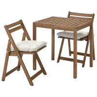 Набор мебели для террасы Ikea Nammaro/Kuddarna Дерево / Дерево / Дерево / Светло-коричневый