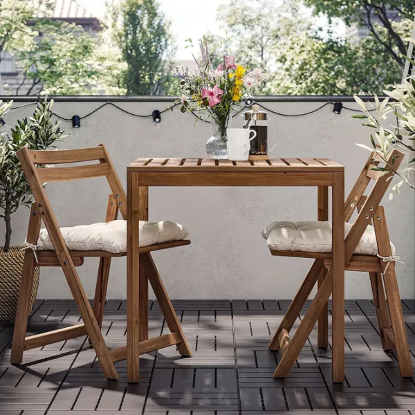 Set mobilă terasă Ikea Nammaro/Kuddarna Lemn / Lemn / Lemn / Light Brown photo 5 Set mobilă terasă Ikea Nammaro/Kuddarna Lemn / Lemn / Lemn / Light Brown photo 5