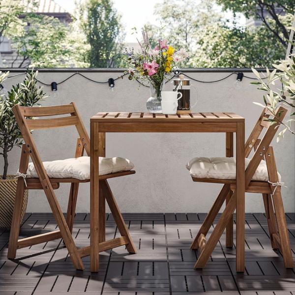 Set mobilă terasă Ikea Nammaro/Kuddarna Lemn / Lemn / Lemn / Light Brown photo 5 Set mobilă terasă Ikea Nammaro/Kuddarna Lemn / Lemn / Lemn / Light Brown photo 5