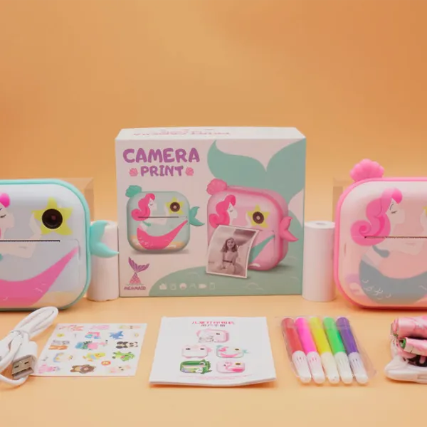 Фотоаппарат Flamingo Camera Print M5-Y( 6920240328549 3+ / Разноцветный Розовый photo 2