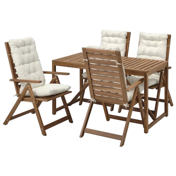 Set mobilă terasă Ikea Nammaro/Kuddarna Lemn / Lemn / Lemn / Brown photo 1