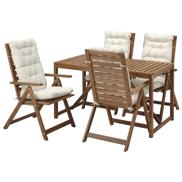 Set mobilă terasă Ikea Nammaro/Kuddarna Lemn / Lemn / Lemn / Brown photo 1