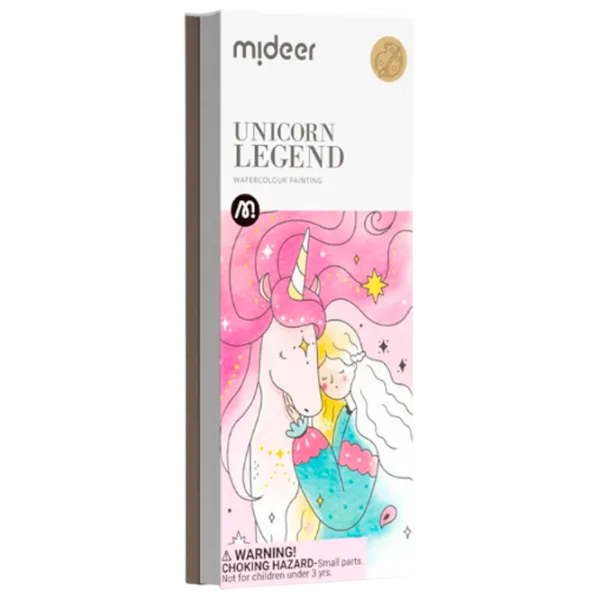 Set de creație Mideer Watercolour Painting Unicorn Legend MD4297 3+ / Multicolor Multicolor photo 1
