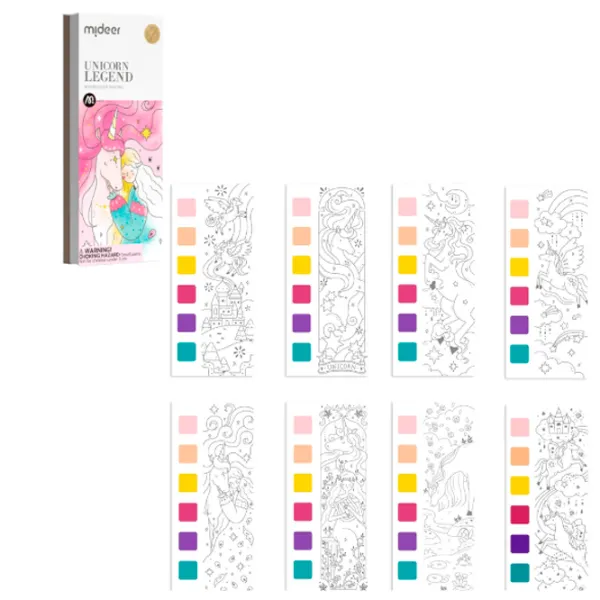 Set de creație Mideer Watercolour Painting Unicorn Legend MD4297 3+ / Multicolor Multicolor photo 5