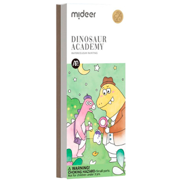 Set de creație Mideer Watercolour Painting Dinosaur Academy MD4269 3+ / Multicolor Multicolor photo 1