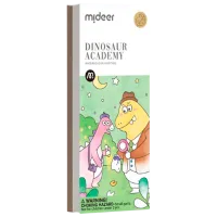 Set de creație Mideer Watercolour Painting Dinosaur Academy MD4269 3+ / Multicolor Multicolor