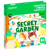 Set de creație Mideer Creative Finger Paint Kit Secret Garden CT1504 1+ / Multicolor Green