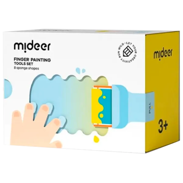 Креативный набор Mideer Finger Paint Tools set MD6301 3+ / Разноцветный Синий photo 1