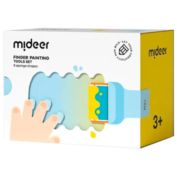 Креативный набор Mideer Finger Paint Tools set MD6301 3+ / Разноцветный Синий photo 1