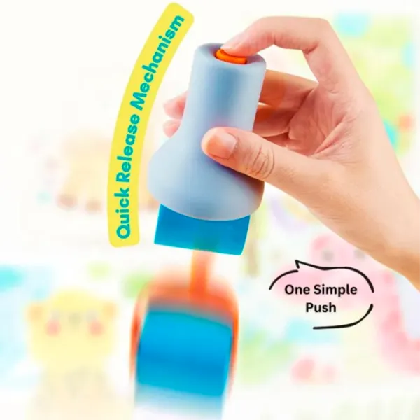 Креативный набор Mideer Finger Paint Tools set MD6301 3+ / Разноцветный Синий photo 13