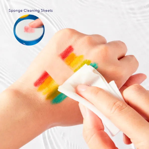Set de creație Mideer Creative Finger Paint Kit Animal Party CT1505 1+ / Multicolor Orange photo 6