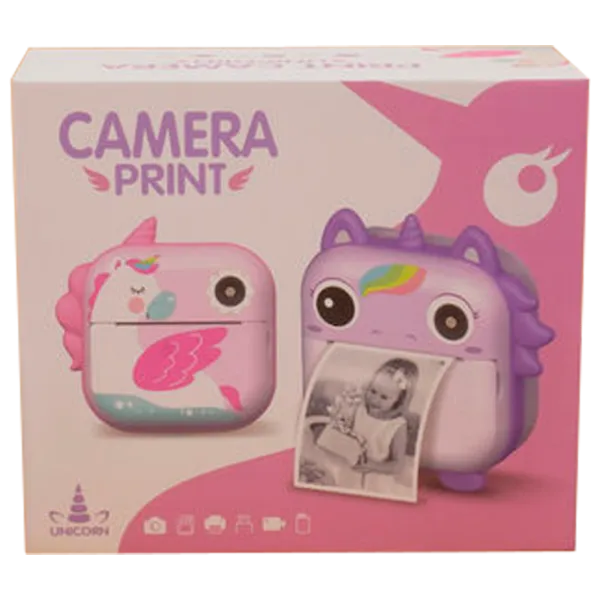 Фотоаппарат Flamingo Camera Print M5-D1 6920240328525 3+ / Разноцветный Фиолетовый photo 1