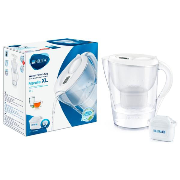 Filtru de apă Brita Marella XL Plastic / White / 3.5 l photo 5